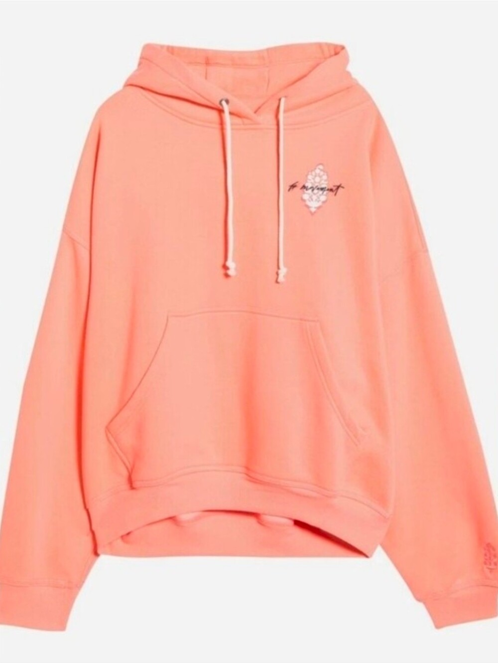 Free People Final Call Logo Hoodie Fruit Punch Sz Large NWT$98  Soldout